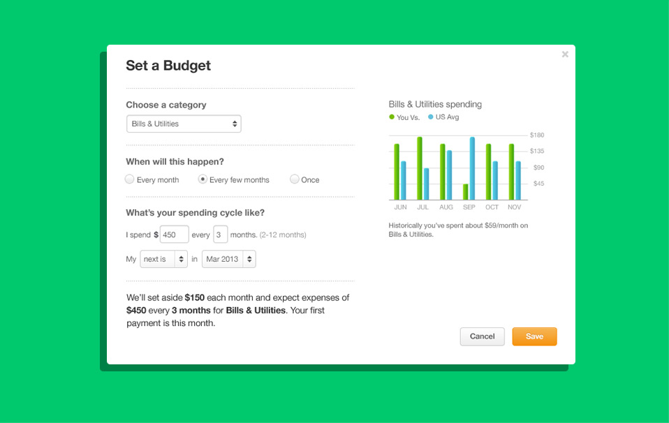 Mint Budget Dashboard