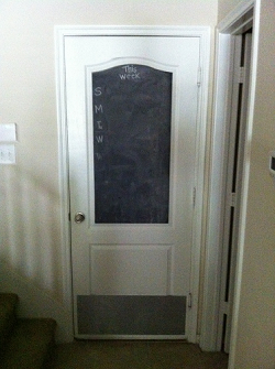 Rental Property Repairs - New Door Kick Plate Rental Property Repairs - New Door Kick Plate